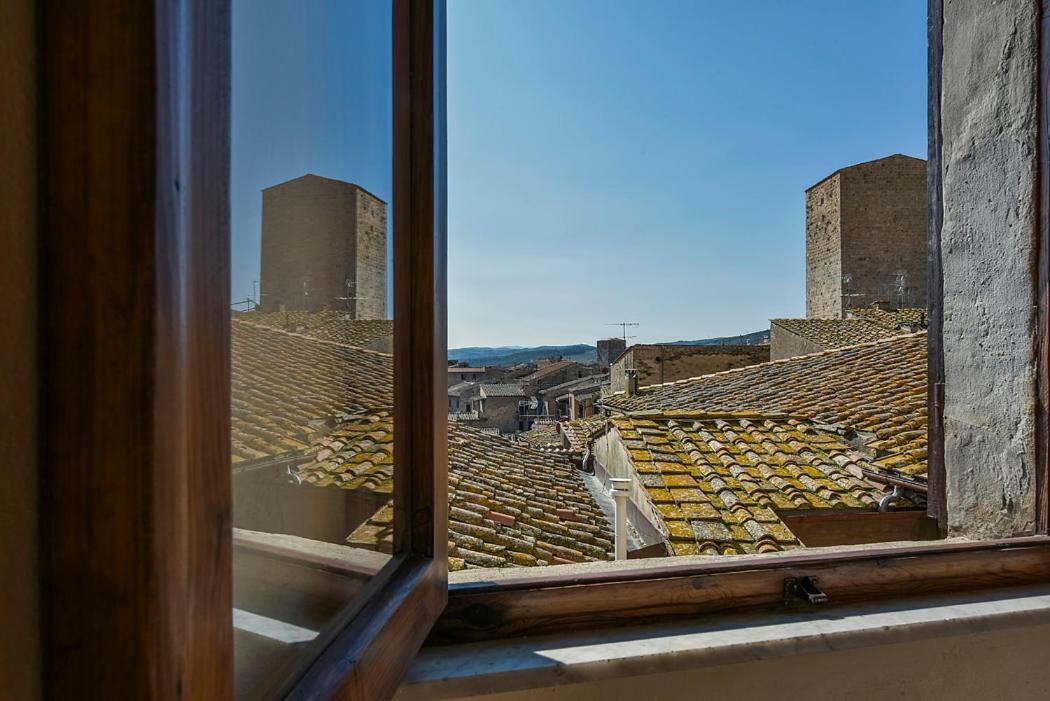 Medieval Palazzo Becci San Gimignano Buitenkant foto